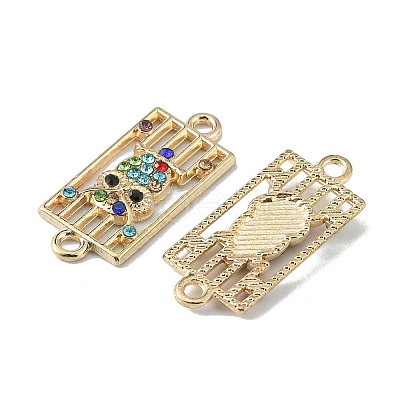 Alloy Rhinestone Connector Charms FIND-TAC0014-52A-1