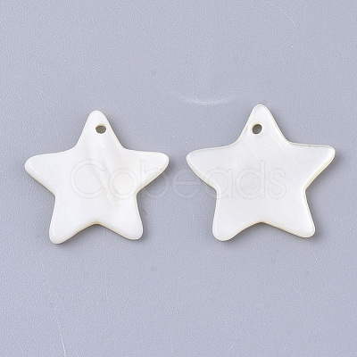 Freshwater Shell Pendants SHEL-S276-60C-1