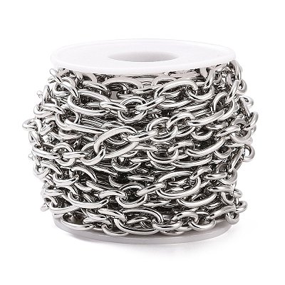 Tarnish Resistant 304 Stainless Steel Figaro Chains CHS-E009-02P-1