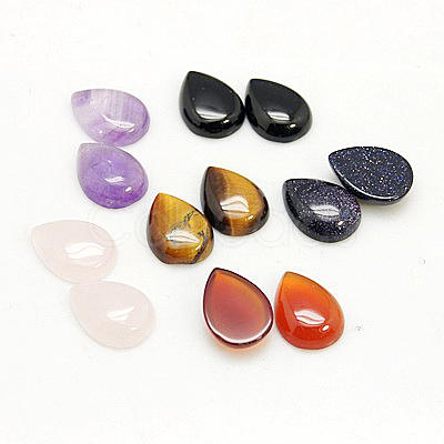 Gemstone Cabochons G-H1598-DR-14x10x4-M-1