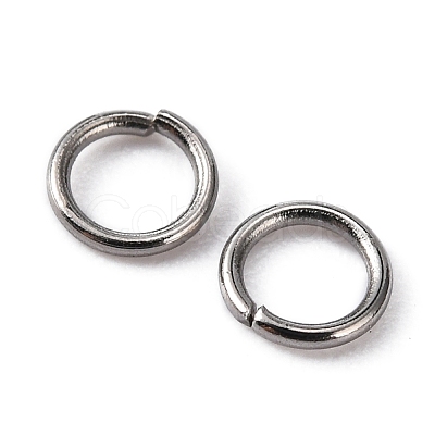 Tarnish Resistant 304 Stainless Steel Open Jump Rings STAS-Q186-02-4x0.6mm-1