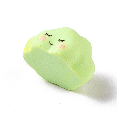 Cute Opaque Resin Cabochons RESI-L037-02F-1