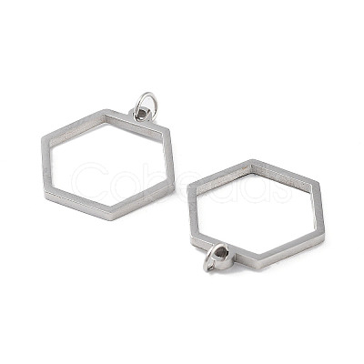 Non-Tarnish 304 Stainless Steel Pendants STAS-G324-01C-P-1