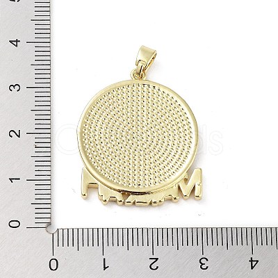 Rack Plating Brass Enamel Pendants KK-H474-21G-1