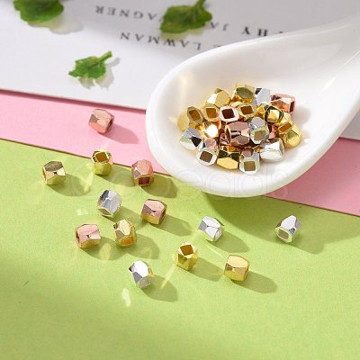 150Pcs 3 Colors Brass Spacer Beads KK-LS0001-12-1