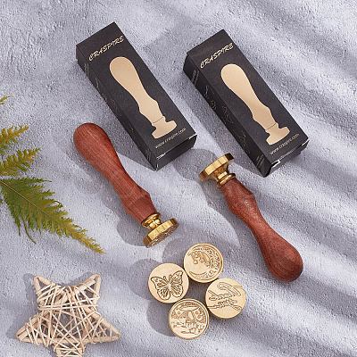 Wax Seal Stamp Set AJEW-WH0517-044-1