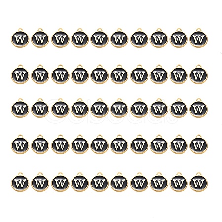 Golden Plated Alloy Charms ENAM-SZ0001-25B-W-1