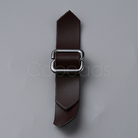 PU Leather Buckles FIND-WH0129-60B-1