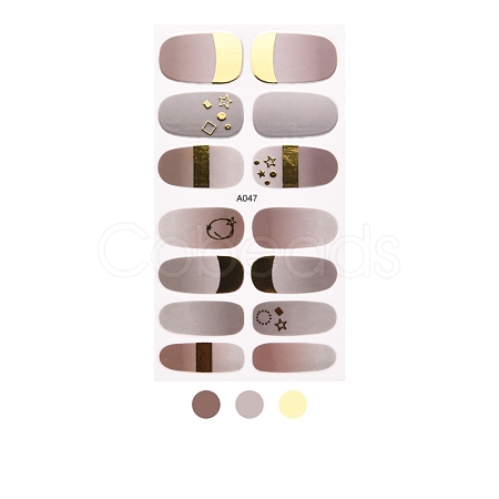 Full Wrap Gradient Nail Polish Stickers MRMJ-T100-A047-1