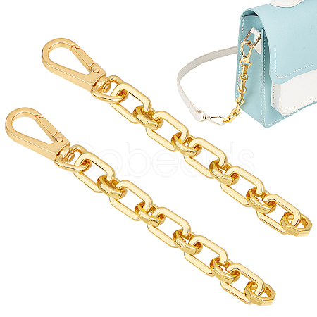 Alloy Cross Chain Link Bag Strap Extender FIND-WH0418-78G-1