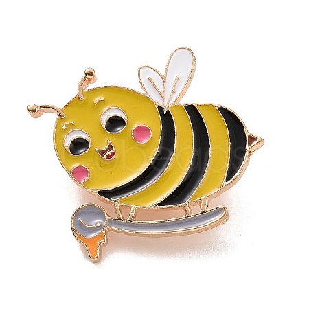 Bee Enamel Pin JEWB-A009-02-1