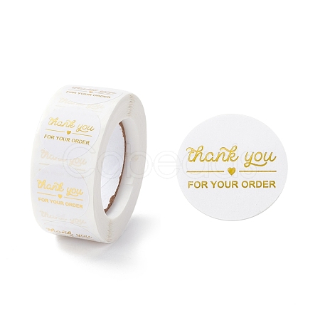 Thank You Stickers Roll DIY-O021-08C-1
