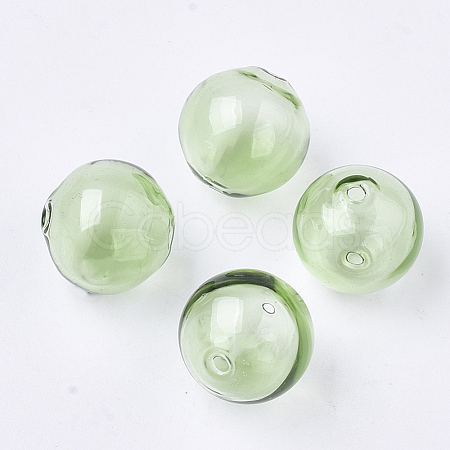 Handmade Blown Glass Beads X-BLOW-T001-32A-05-1