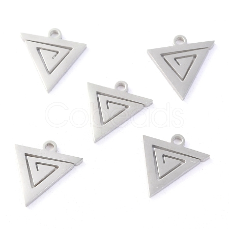 304 Stainless Steel Charms STAS-O142-60P-1