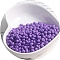 Macaron Baking Paint Glass Seed Beads, Fringe Teardrop Beads, Dark Violet, 5mm