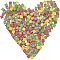 Glitter Glass Cabochons, Mosaic Tiles, for Home Decoration or DIY Crafts, Square, Mixed Color, 10x10x4mm, about 282pcs/box