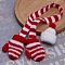 Mini Cloth Doll Scarf & Hat, for Doll Making Supplies, Red, 55x40x10mm