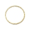 304 Stainless Steel Textured Linking Rings, Real 18K Gold Plated, Ring, 40x1mm, Inner Diameter: 36mm