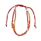 Glass Seed Beads Multi-strand Bracelets for Women, Mixed Color, Inner Diameter: 2-3/8 inch(6cm)