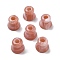 Two Tone Acrylic Beads, Imitation Gemstone Beads, Column, Light Coral, 17.5x16.5mm, Hole: 5mm and 12.5mm.