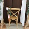 Cloth Artificial Flower, Wedding Chair Decorations, Misty Rose, 250mm