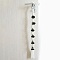 Cotton Handwoven Dog Hanging Doorbell with 6 Extra Loud Bells for Dog Potty Training, Pet Supplies, White, 750~800mm