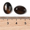 Natural Black Agate Cabochons G-B082-06-3