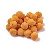 Flocky Acrylic Beads OACR-L011-C-12-1