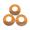 Resin & Wood Pendants WOOD-F015-14G-1