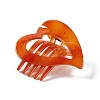 Heart Plastic Claw Hair Clips PHAR-F015-02C-5