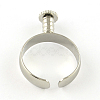 Brass European Style Cuff Rings MAK-R003-01-2