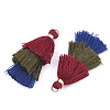 Polycotton(Polyester Cotton) Tassel Pendant Decorations FIND-T018-29-2