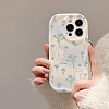 Tulip Cat Pattern TPU Plastic Mobile Phone Cover PW-WGD8F46-07-1