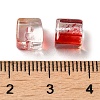 Two Tone Transparent Glass Beads X1-GLAA-NH0001-03-4