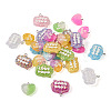 Cheriswelry 30Pcs 15 Styles Transparent Resin Pendants RESI-CW0001-21-13