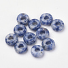 Natural Blue Spot Jasper Beads X-G-Q973-13-1