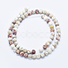 Natural Imperial Jasper Beads Strands X-G-A175C-6mm-01-2