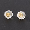 Rack Plating Brass Ear Nuts FIND-G036-04G-2