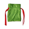 Christmas Theme Velvet Packing Pouches ABAG-G013-01A-3