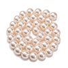 Baking Painted Pearlized Glass Pearl Round Bead Strands PEAR-H019-02D-02-2