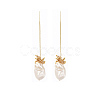 Dangle Stud Earrings EJEW-JE03738-1