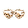 Alloy Crystal Rhinestone Pendants ALRI-K049-13G-1