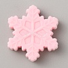 Snowflake Food Grade Eco-Friendly Silicone Beads SIL-SZC0006-03E-1