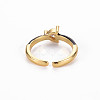 Brass Enamel Cuff Rings RJEW-T016-31B-NF-2