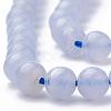 Natural Blue Chalcedony Bead Strands G-R193-02-4mm-2
