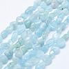 Natural Aquamarine Beads Strands G-K203-46-1