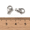 Tarnish Resistant 304 Stainless Steel Lobster Claw Clasps STAS-R050-11x7mm-3