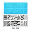 Stainless Steel Nail Art Stamping Plates MRMJ-S048-SBK-T14-1