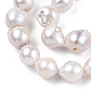 Natural Baroque Pearl Keshi Pearl Beads Strands PEAR-Q015-016-01-2