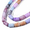 Opaque Baking Painted Crackle Glass Beads Strands FGLA-T004-01I-3